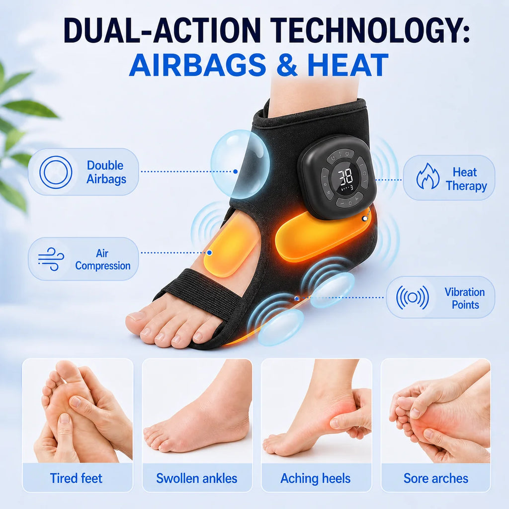 Heated Foot Massager Wrap for Foot and Ankle Relaxation